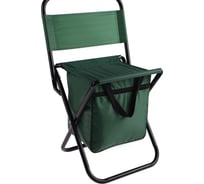 Туристический стул с сумкой Maclay 35x26x60 см, до 60 кг, цвет зеленый 488612