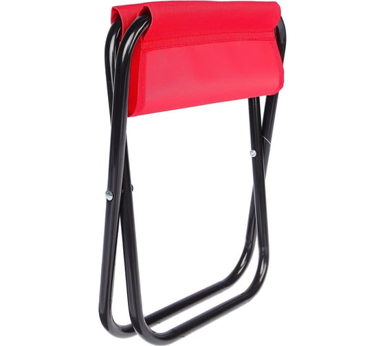 Туристический складной стул Maclay 22x20x25 см, до 60 кг, цвет красный 638208