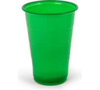 Одноразовый стакан EUROHOUSE 10 шт, 200 мл, зеленый, 13482
