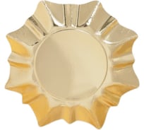Бумажная тарелка PAPSTAR D280 мм, звезда, картон, золотистый 1/3/60 PS-11179