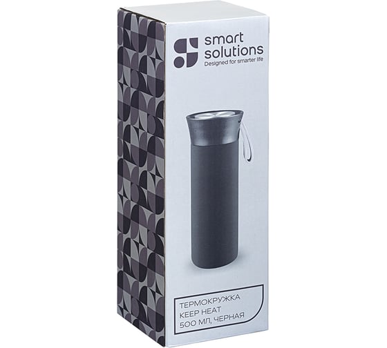 Термокружка Smart Solutions Keep Heat, 500 мл, черная SS0000238
