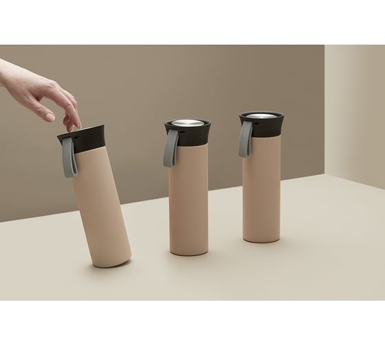 Термокружка Keep Heat, 500 мл, кремовая Smart Solutions SS0000239