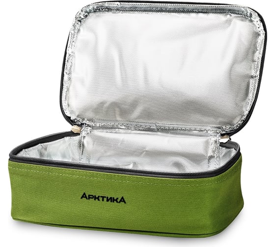 Ланч-сумка с контейнером и приборами Арктика, 2 л, зелёная 020-2000-1-GN