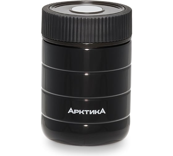 Вакуумный бытовой термос для еды Арктика 0.48 л, чёрный 307-480-BK 1