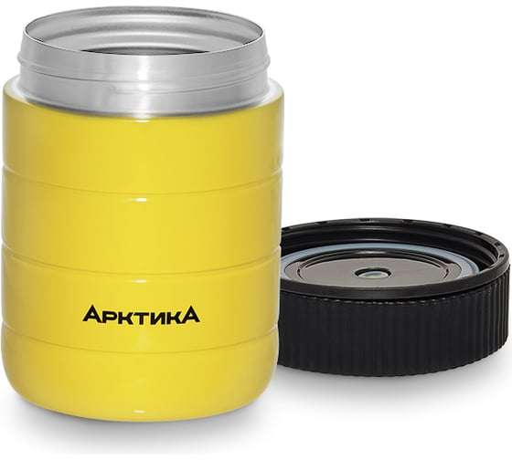 Вакуумный бытовой термос для еды Арктика 0.48 л, жёлтый 307-480-YE