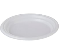 Одноразовые тарелки OfficeClean 100шт, ПС, белые, бессекционные, 205см 246538/П232824