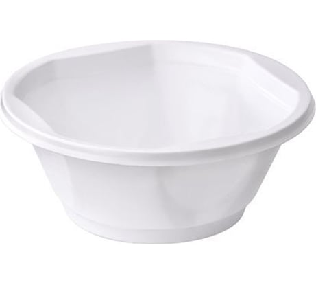 Одноразовые суповые тарелки OfficeClean набор 50 шт, ПП, белые, 0.6 л, 15 см 306586