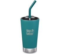 Термостакан Klean Kanteen Tumbler 16oz, 473 мл, с трубочкой Emerald Bay 1005728