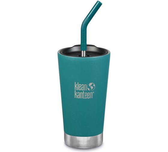 Термостакан Klean Kanteen Tumbler 16oz, 473 мл, с трубочкой Emerald Bay 1005728 1