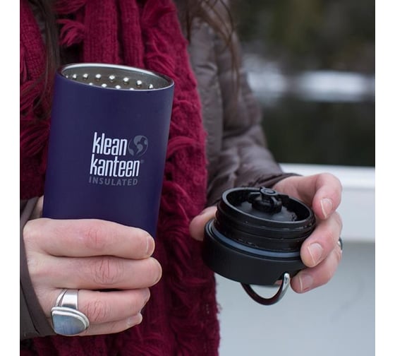Термокружка Klean Kanteen TKWide Cafe Cap 12oz, 355 мл, Kalamata 1005739