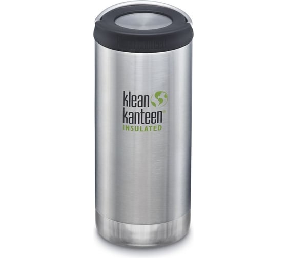 Термокружка Klean Kanteen TKWide Loop Cap 12oz, 355 мл, Brushed Stainless 1005736 1