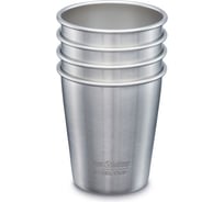 Набор стаканов Klean Kanteen Steel Cup 10oz, 296 мл, Brushed Stainless, 4 шт. 1000429