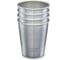 Набор стаканов Klean Kanteen Steel Cup 10oz, 296 мл, Brushed Stainless, 4 шт. 1000429 1