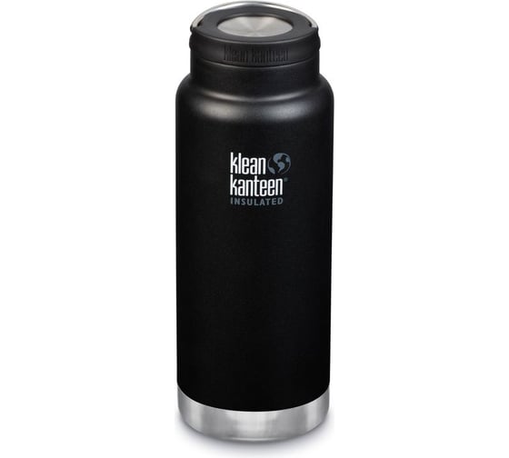 Термобутылка Klean Kanteen TKWide Loop Cap 32oz, 946 мл, Shale Black 1005764 1