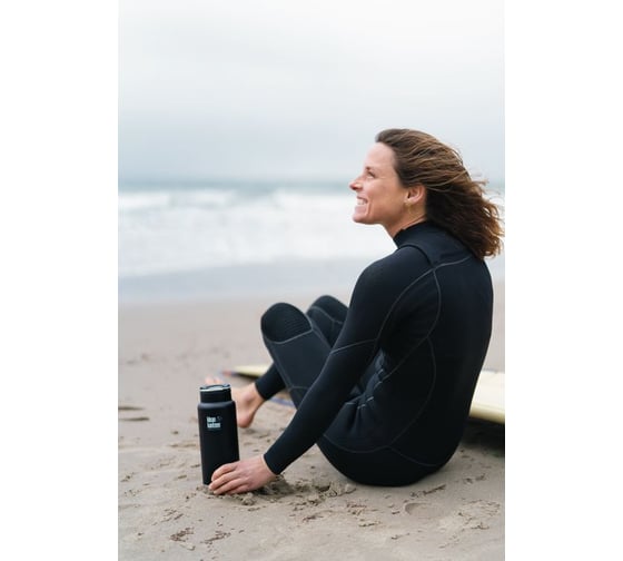 Термобутылка Klean Kanteen TKWide Loop Cap 32oz, 946 мл, Shale Black 1005764