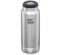 Термобутылка Klean Kanteen TKWide Loop Cap 32oz, 946 мл, Brushed Stainless 1005763