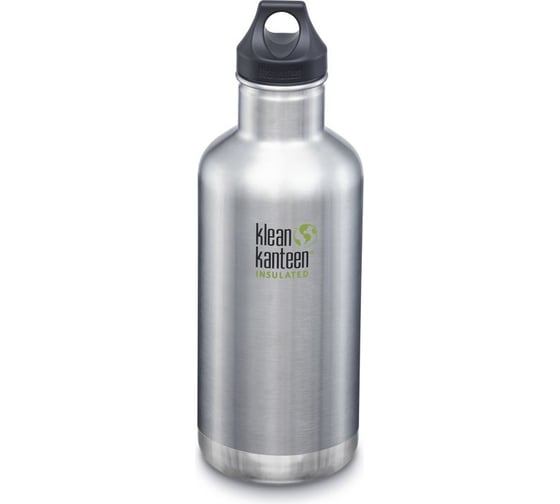 Термобутылка Klean Kanteen Classic Loop 32oz, 946 мл, Brushed Stainless 1000581 1