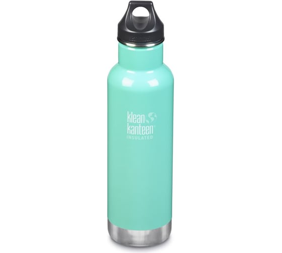 Термобутылка Klean Kanteen Classic Loop 20oz, 592 мл, Sea Crest 1003201 1