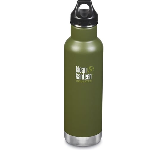 Термобутылка Klean Kanteen Classic Loop 20oz, 592 мл, Fresh Pine 1003202 1