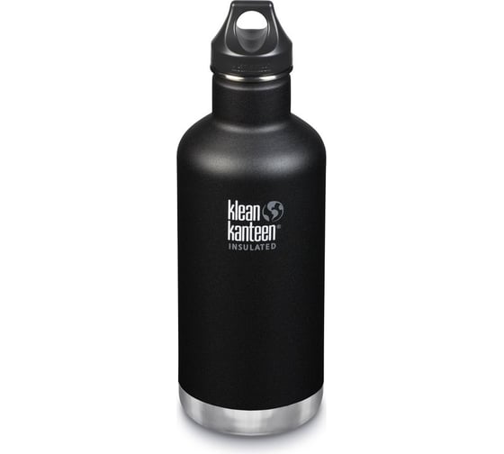 Термобутылка Klean Kanteen Classic Loop 32oz, 946 мл, Shale Black 1003209 1