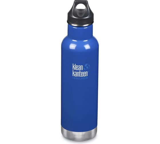 Термобутылка Klean Kanteen Classic Loop 20oz, 592 мл, Coastal Waters 1003200 1