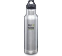 Термобутылка Klean Kanteen Classic Loop 20oz, 592 мл, Brushed Stainless 1000571