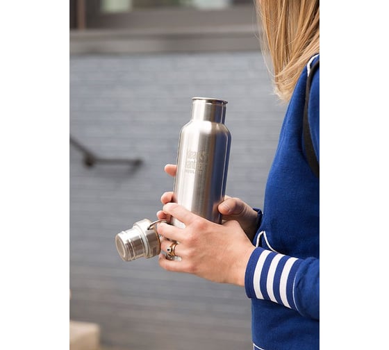 Термобутылка Klean Kanteen Reflect 20oz, 592 мл, Brushed Stainless 1002726