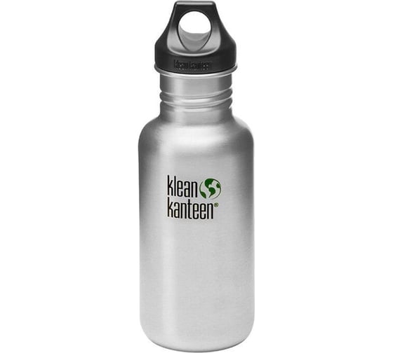 Бутылка Klean Kanteen Classic Loop 18oz, 532 мл, Brushed Stainless 1000500