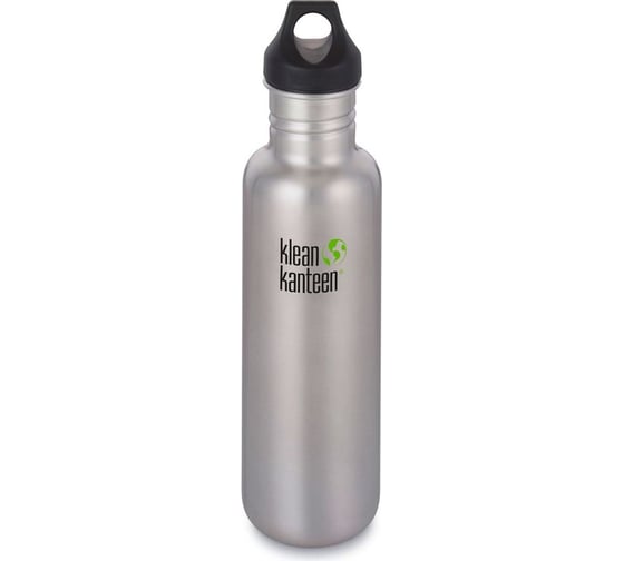 Бутылка Klean Kanteen Classic Loop 27oz, 800 мл, Brushed Stainless 1000525 1
