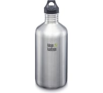 Бутылка Klean Kanteen Classic Loop 64oz, 1900 мл, Brushed Stainless 1000547