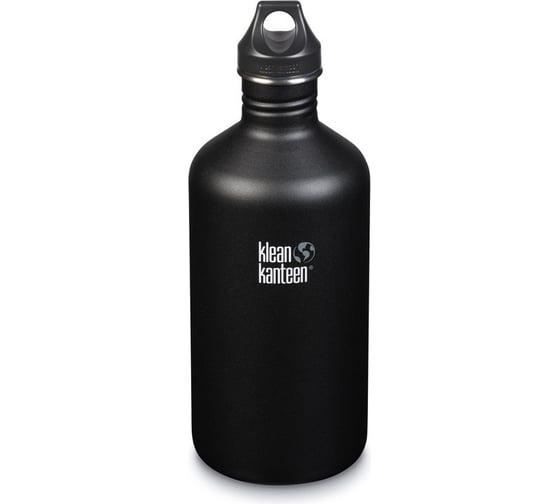 Бутылка Klean Kanteen Classic Loop 64oz, 1900 мл, Shale Black 1003197