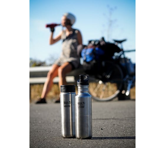 Бутылка Klean Kanteen Wide 27oz, 800 мл, Brushed Stainless 1000591