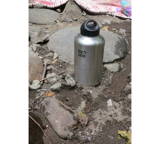 Бутылка Klean Kanteen Wide 64oz, 1900 мл, Brushed Stainless 1000593