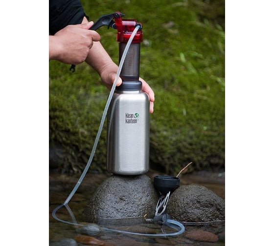Бутылка Klean Kanteen Wide 64oz, 1900 мл, Brushed Stainless 1000593
