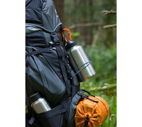 Бутылка Klean Kanteen Wide 64oz, 1900 мл, Brushed Stainless 1000593