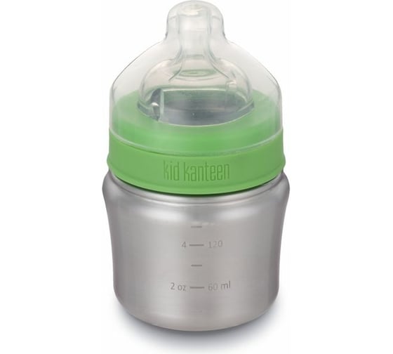 Детская бутылка Klean Kanteen Baby Bottle Slow 5oz, 148 мл, Brushed Stainless 1000276 1