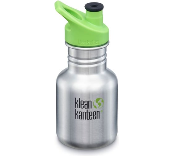 Детская бутылка Klean Kanteen Kid Classic Sport 12oz, 355 мл, Brushed Stainless 1006098 1