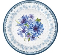 Набор бумажных тарелок ND Play Букет васильков, в т/у пленке, 6шт, d=230мм 312691