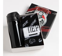 Подарочный набор термос и носки KAFTAN 3 пары Настоящему мужчине, р. 41-44 (27-29 см) 7607753