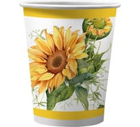 Набор бумажных стаканов ND Play Подсолнухи, 6штх250мл 314228