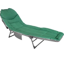 Шезлонг складной Forsage 32х64х200см, макс. нагрузка 200кг, зеленый F-FG-HY-8008GR(52636)