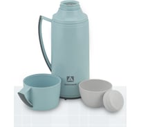 Термос вакуумный Арктика со стеклянной колбой 1700 мл, цвет голубой 1010-1700-CN