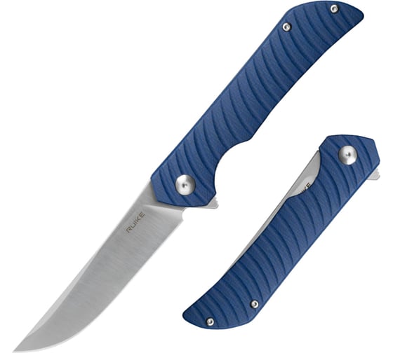 Нож синий Ruike P122-ME