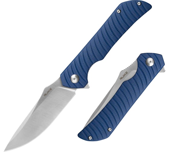 Нож синий Ruike P123-ME