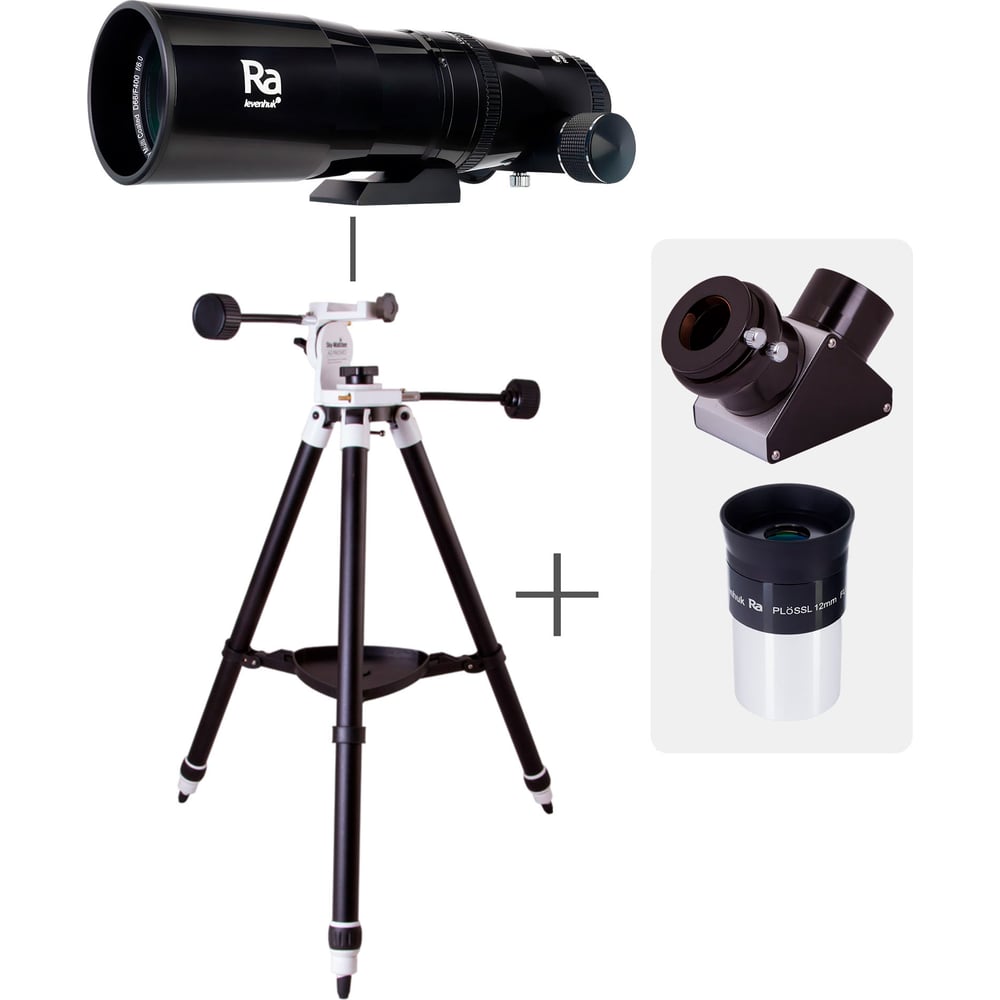 Рефрактор-апохромат Levenhuk Ra R66 ED Doublet Black Kit v4 84956 ...