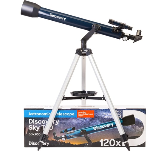 Телескоп Levenhuk Discovery Sky T60 с книгой 77831