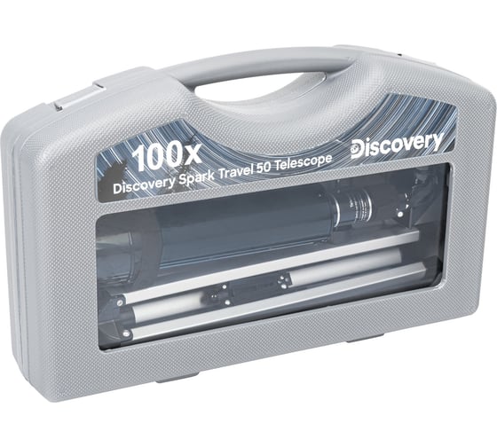 Телескоп Levenhuk Discovery Spark Travel 50 с книгой 78741