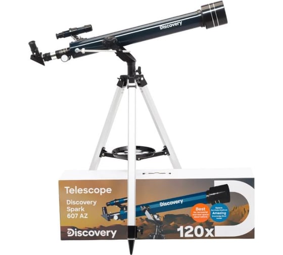 Телескоп Levenhuk Discovery Spark 607 AZ с книгой 78732