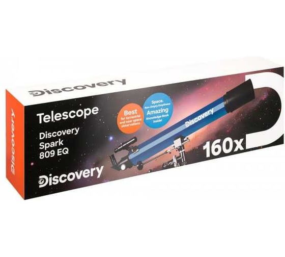 Телескоп Levenhuk Discovery Spark 809 EQ с книгой 78740