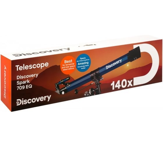 Телескоп Levenhuk Discovery Spark 709 EQ с книгой 78739